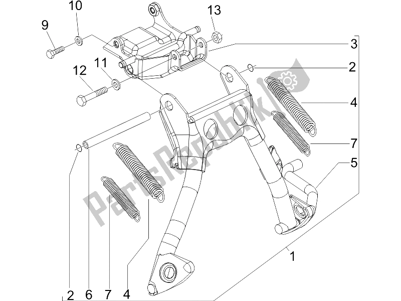 Todas as partes de Suporte / S do Piaggio Liberty 50 2T Sport 2006