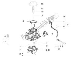 componenti del carburatore