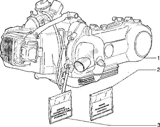 Todas las partes para Motor de Piaggio Liberty 150 Leader 1998