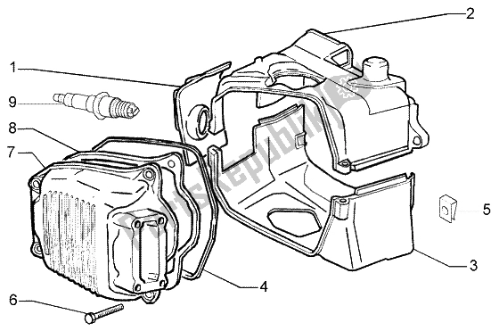 Tutte le parti per il Coperchio Della Testata del Piaggio Liberty 125 Leader RST 2007