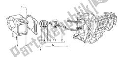 Cylinder-piston-wrist pin, assy