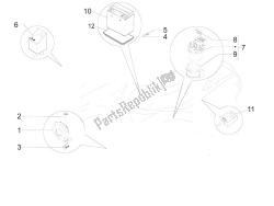 interruttori del telecomando - batteria - avvisatore acustico