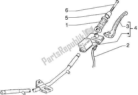 Toutes les pièces pour le Pièces Détachées Guidon (2) du Piaggio Hexagon GTX 125 1999