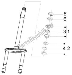 Steering bearing ball tracks