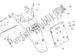 Rear cover - Splash guard