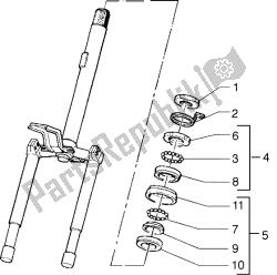 Steering bearing ball tracks