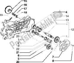 Rear wheel shaft