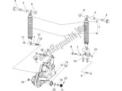 suspensión trasera - amortiguador / s