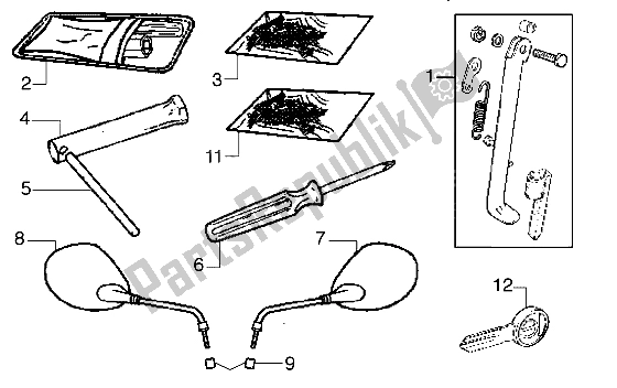 Toutes les pièces pour le Accessoires du Piaggio Diesis 50 2004