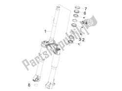 Fork/steering tube - Steering bearing unit