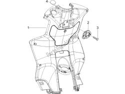 Front glove-box - Knee-guard panel