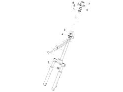 Fork/steering tube - Steering bearing unit