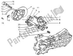 Rear wheel shaft