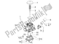 componenti del carburatore