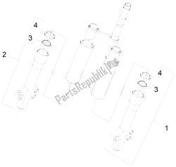 composants de la fourche (escortes)