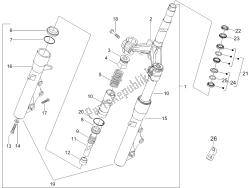 forcella / tubo sterzo - unità cuscinetto sterzo