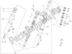 Fork/steering tube - Steering bearing unit