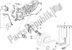 avviamento della leva di avviamento del motore