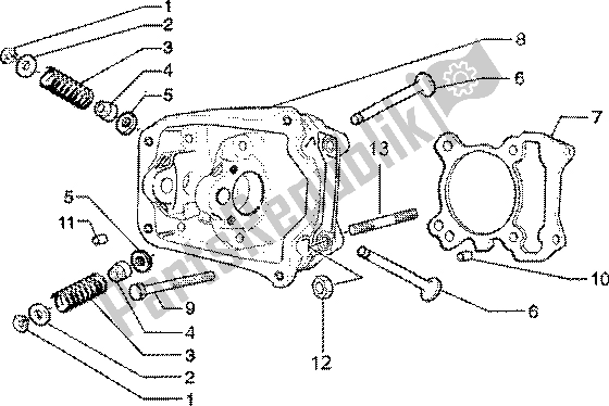 Toutes les pièces pour le Soupapes De Culasse du Piaggio Liberty 150 Leader 1998