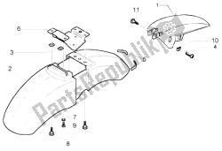 Front and rear mudguard