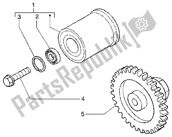 Tutte le parti per il Puleggia Smorzatore-limitatore Di Coppia del Piaggio X9 180 Amalfi 2002