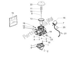 componenti del carburatore