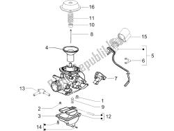 componenti del carburatore