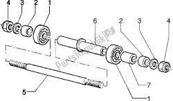 Front wheel component parts