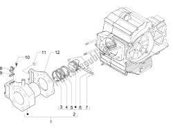 Cylinder-piston-wrist pin unit