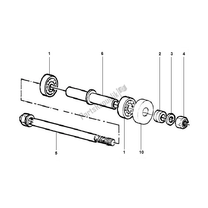 All parts for the Vooras of the Piaggio 2000 2T AC ZIP 50 2000 - 2010