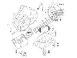 Flywheel magneto cover - Oil filter