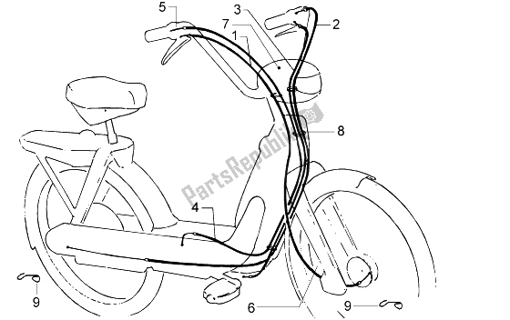 All parts for the Transmissions of the Piaggio Ciao 50 2002