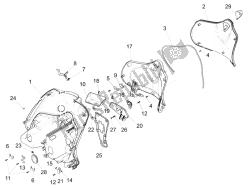 Front glove-box - Knee-guard panel