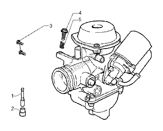 Alle onderdelen voor de Carburateur (3) van de Piaggio X9 200 2002