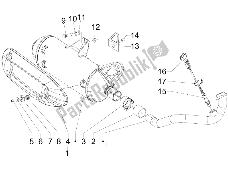 Wszystkie części do T? Umik Piaggio Beverly 250 E3 2007