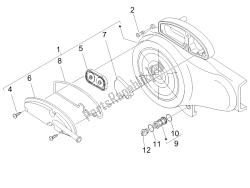 vliegwiel magneto deksel - oliefilter