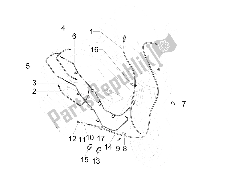 Toutes les pièces pour le Transmissions du Piaggio X8 125 Street Euro 2 2006