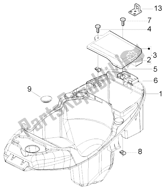 Toutes les pièces pour le Casque du Piaggio Liberty 50 2T RST PTT AU D 2004