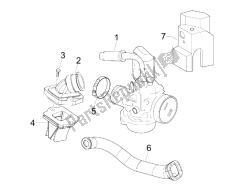 Carburettor, assembly - Union pipe