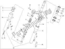 forcella / tubo sterzo - unità cuscinetto sterzo