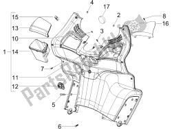 Front glove-box - Knee-guard panel