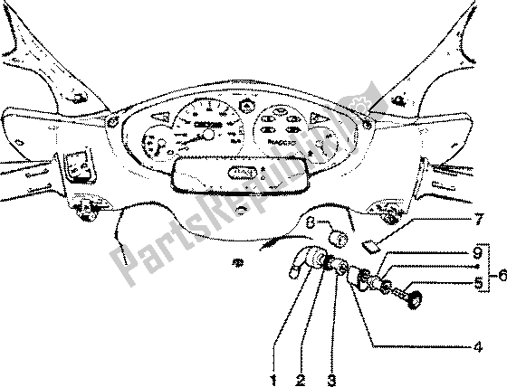 Toutes les pièces pour le Appareil électrique (3) du Piaggio Skipper 150 4T 2000