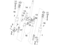 Fork's components (Kayaba)