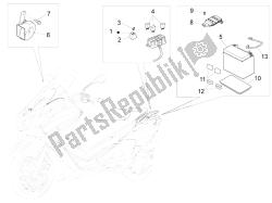 interruttori del telecomando - batteria - avvisatore acustico