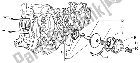 Tutte le parti per il Puleggia Motrice del Piaggio Beverly 200 2002