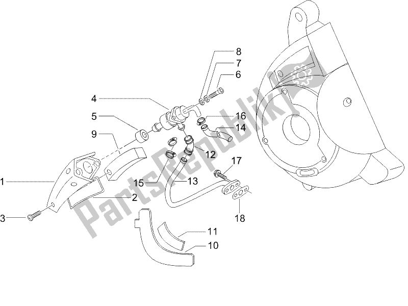 Toutes les pièces pour le Boîte à Air Secondaire du Piaggio X9 125 Evolution Powered 2005