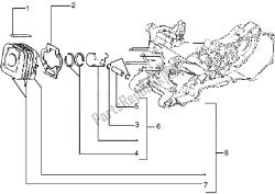 axe de cylindre-piston-poignet, assy