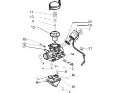 componenti del carburatore