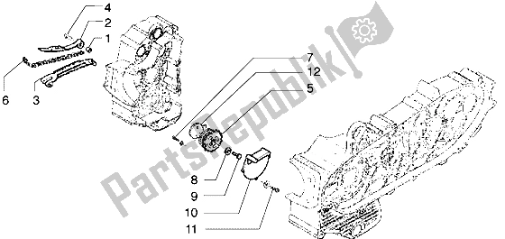 Wszystkie części do Grupa Pompowa - ? A? Cuch Rozrz? Du Piaggio X9 500 2004