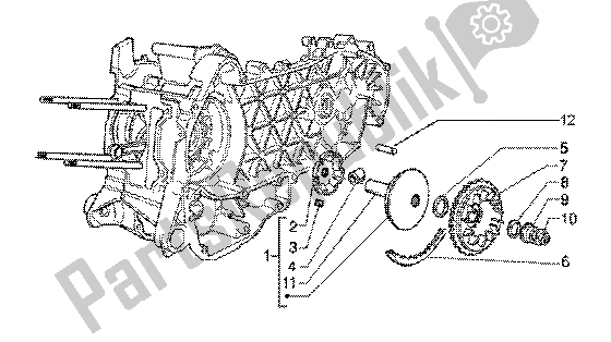 Tutte le parti per il Puleggia Motrice del Piaggio X9 125 SL 2006